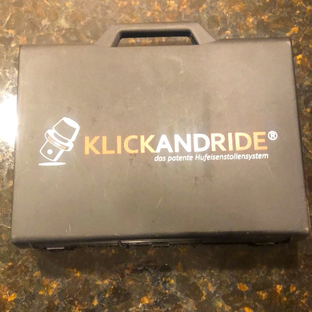 Never used Klick and Ride Equine traction studs